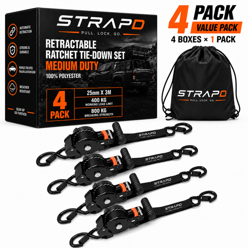 STRAPD T-Handle Ratchet Straps