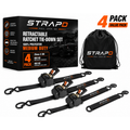 STRAPD Slow-Retracting Ratchet Straps